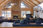 3 Little Cubs Lodge- Blue Ridge GA- living area